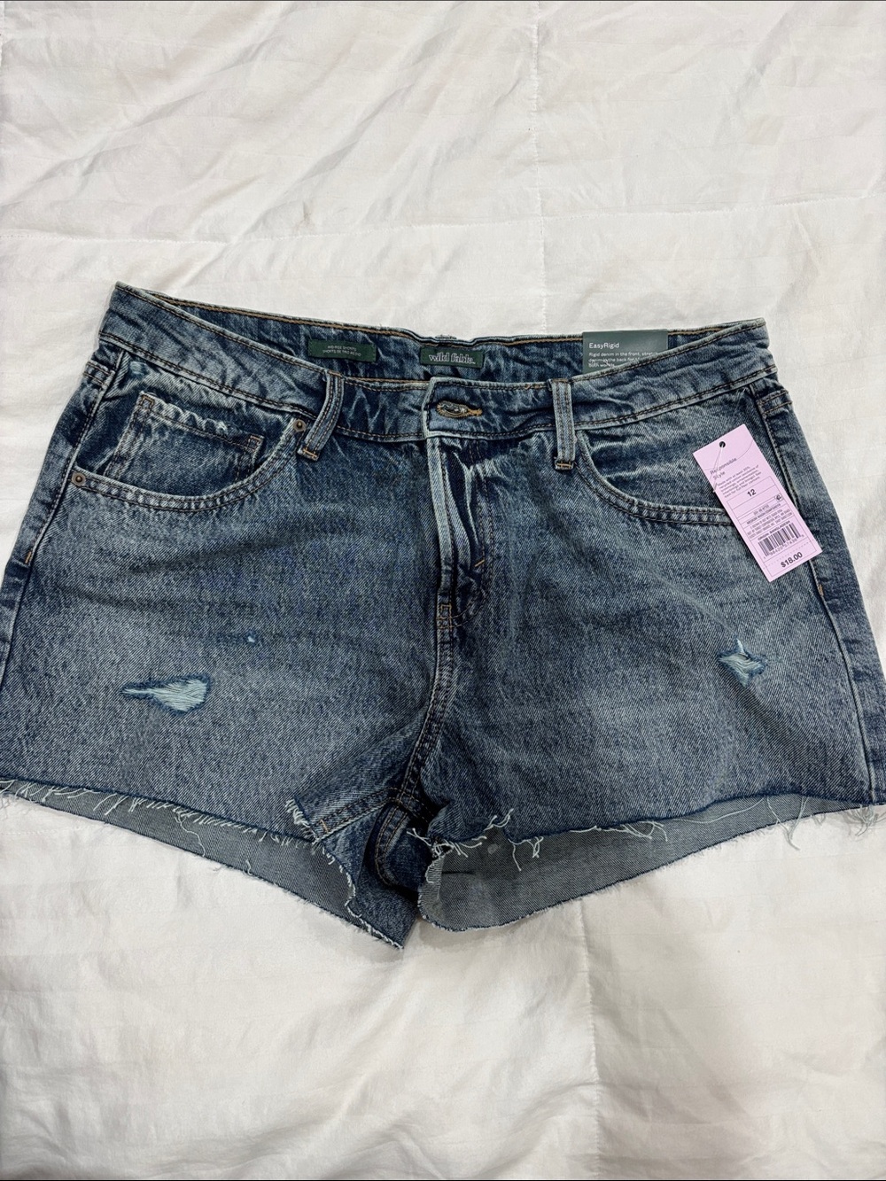 wild fable Distressed Denim Jean Shorts - Blue